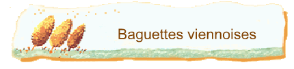 Baguettes viennoises